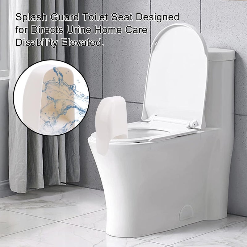 Rugam Splash Guard Toilet Seat for Directs Urine Home Care Disability Elevated and Boys Potty Training,Diversion Pee Guard,Portable Restroom Pee Guard for Toilet Seat Adult Men,Prevent Urine Splashing - Image 4